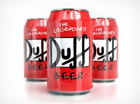 3D Duff Beer Can on Behance