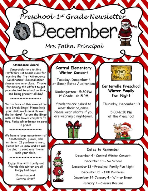 December Newsletter 2018 - Centerville Community School District