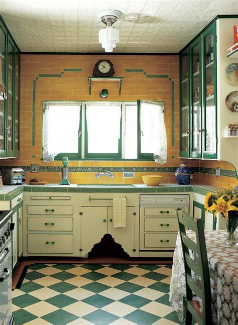 Photo Gallery: Checkerboard Kitchen Floors - Old-House Online - Old-House Online