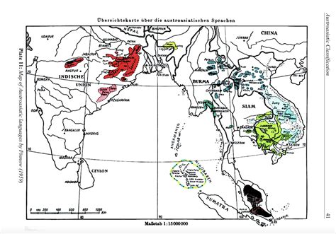 Language family maps