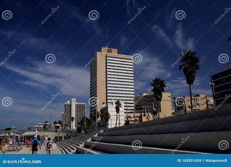 White City Tel Aviv on an Autumn Day. Israel. Editorial Stock Image ...