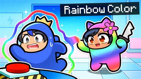 Playing As RAINBOW COLOR Imposters In Among Us! - YouTube