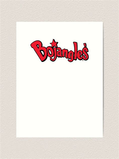 "Bojangles logo" Art Print for Sale by NikaHudzik | Redbubble