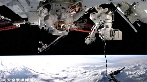 China's Shenzhou-14 astronauts complete 2nd spacewalk - See highlights ...