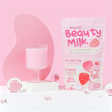 Beauty Milk by Dear Face | Dear Face Beauty Milk Premium Japanese Melon Collagen Drink | Melon ...