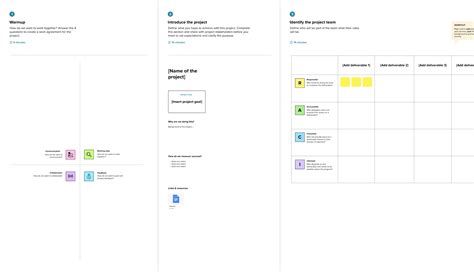 Project kickoff template | Mural