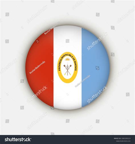 Santa Fe Flag Argentina Provinces Vector Stock Vector (Royalty Free ...