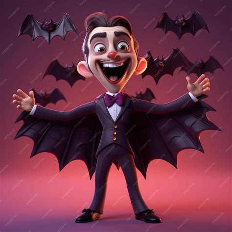 Premium Photo | Funny Dracula Cartoon Character