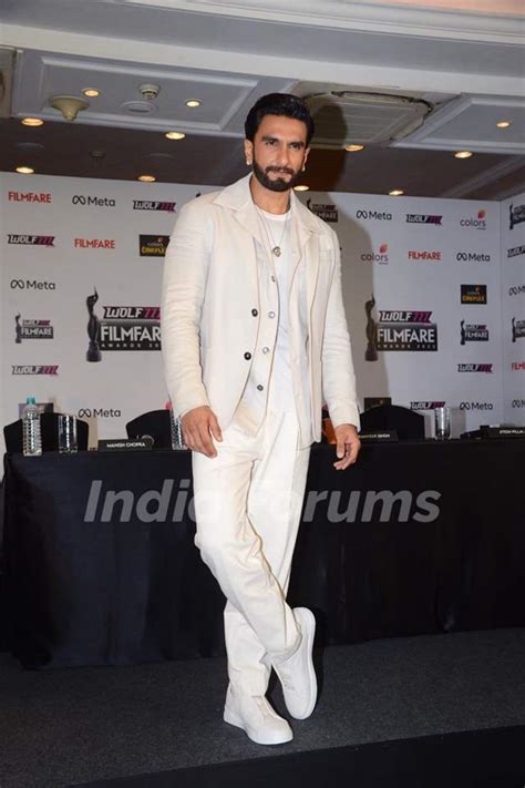 Ranveer Singh clicked at the press conference of the 67th Filmfare Awards 2022 Media