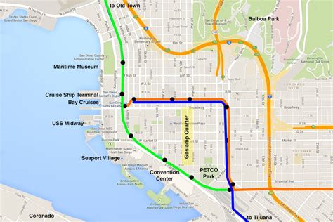 Old Town Trolley San Diego Map - Time Zones Map