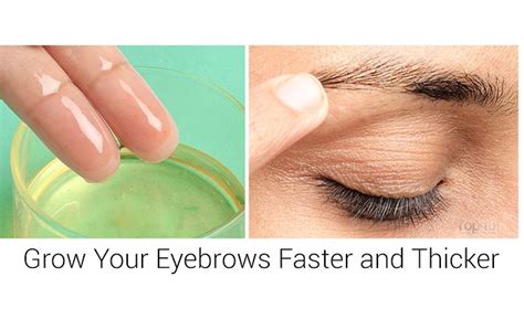 How to Grow Thick Eyebrows Naturally | Top 10 Home Remedies