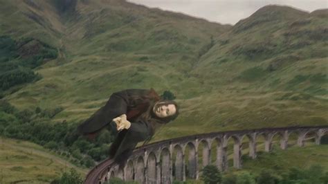 Flying a Broom Harry Potter - YouTube