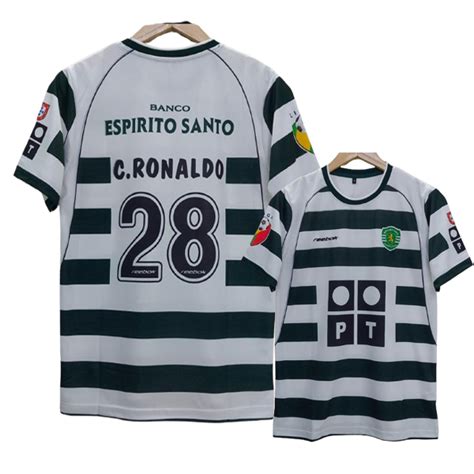 2001/03 Sporting Lisbon Cristiano ronaldo Jersey | Retro Collection ...