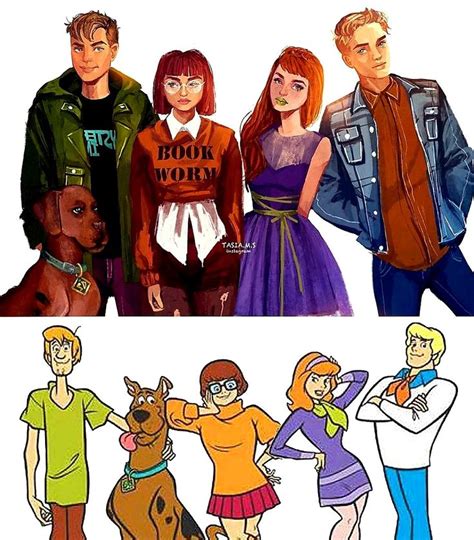 Scooby Doo art by tasia.m.s | Cartoon characters as humans, Scooby doo ...