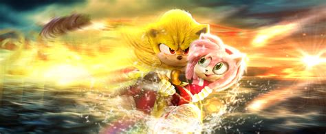 Super Sonic Saves Amy by paulinaolguin on DeviantArt