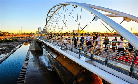 The Tempe Town Lake Pedestrian Bridge - Arizona, U.S.A 05 | Flickr