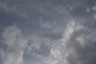 Circumzenithal Arc between Clouds