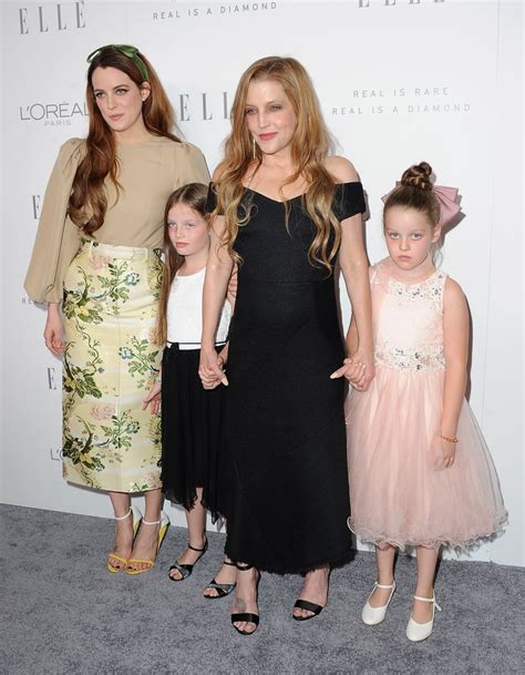 Lisa Marie Presley and Her Daughters on the Red Carpet | POPSUGAR Celebrity