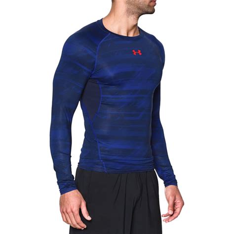 Under Armour HeatGear Armour Printed Compression Shirt - Long-Sleeve - Men's | Backcountry.com