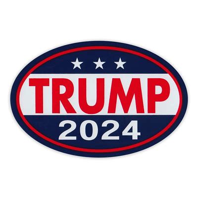 Oval Magnet, Donald Trump 2024 (Don Trump Jr., Eric Trump, Ivanka), 6" x 4" | eBay