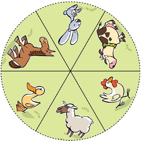 English at CI: Farm Animals Wheel