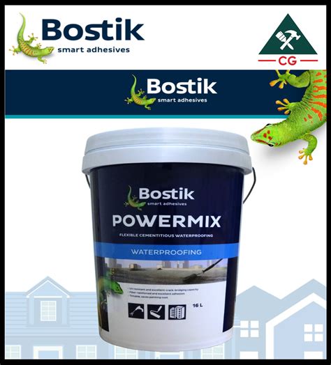 "Bostik" 16 Liters Powermix Flexible Cementitious Waterproofing | Lazada PH