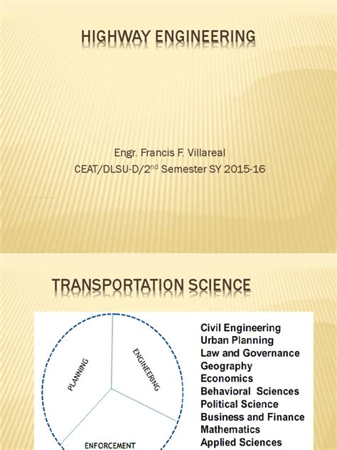 Highway Engineering | PDF