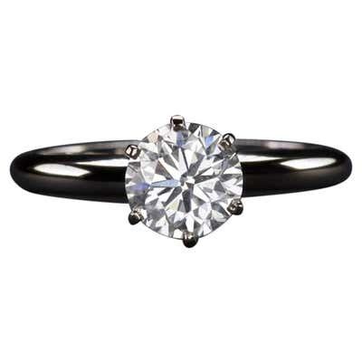 Edwardian 1.04 Carat Antique Solitaire Engagement Ring For Sale at 1stDibs | antique solitaire ...