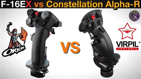 Flight Stick Comparison: Winwing F-16EX vs VIRPIL Constellation Alpha-R - YouTube