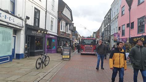 Emergency services called to Canterbury city centre