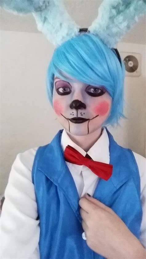 Toy Bonnie cosplay attempt by Kiri546 on DeviantArt