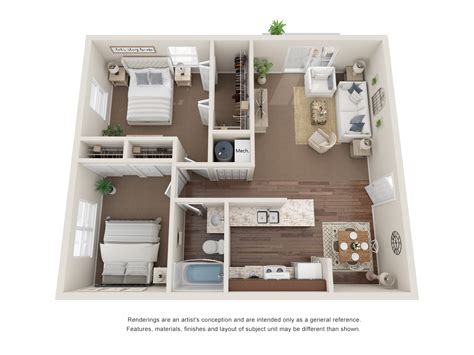 Floor Plans – Princeton Square Apartments