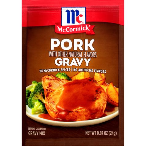 A Delicious McCormick Gravy Mix Is Essential To A Well Planned Meal.