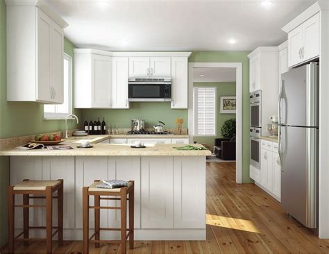 Aspen White Shaker - Ready To Assemble Kitchen Cabinets - The RTA Store