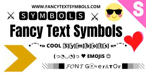 Fancy Text Symbols⚡ ~ ᐈ 𝕮𝖔𝖔𝖑 & Stylish Symbols, Fonts, Emoji