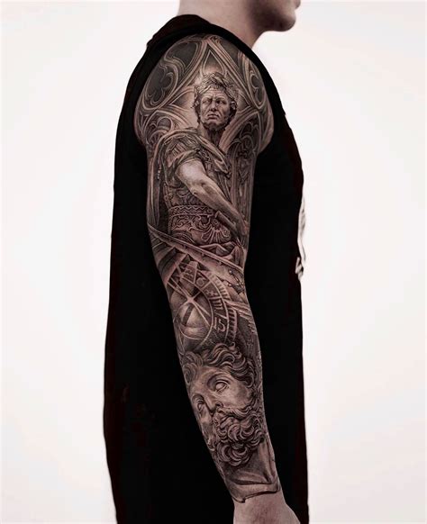 Roman Mythology tattoo- full sleeve tattoo