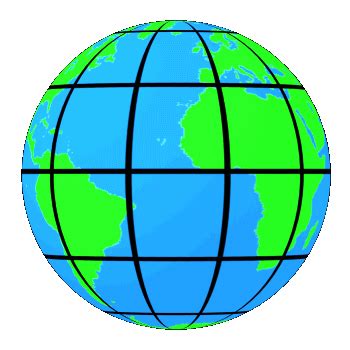 Earth, world, longitude, latitude, animated gif for kids, cartography | Maps of the World ♥ ...