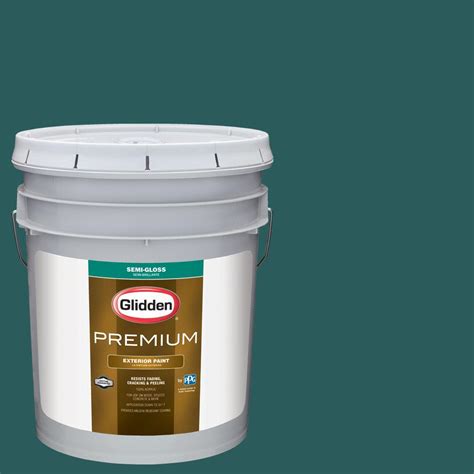 Glidden Premium 5 gal. #NFL-104A Philadelphia Eagles Midnight Green ...