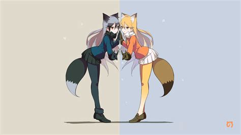 #1193479 tail, fox girl, original characters, vertical, simple background, anime, anime girls ...