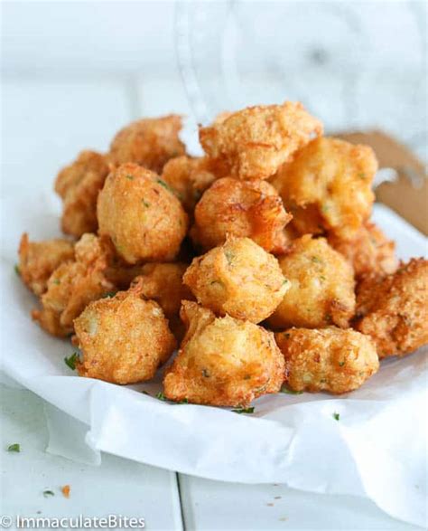 Jamaican Saltfish fritters - Immaculate Bites