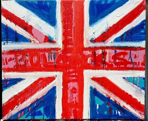 British Decor London Art Flag Art Union Jack Flag British Flag