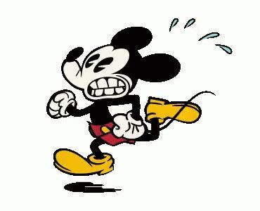 Mickey Mouse Running GIF - MickeyMouse Running - Discover & Share GIFs | Mickey mouse cartoon ...