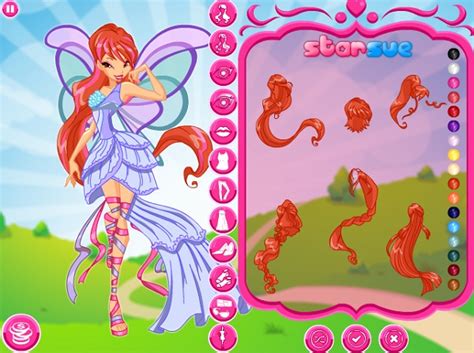 Trò Chơi Trang Điểm Công Chúa Winx Bloom Stella Flora Musa Xinh Dep