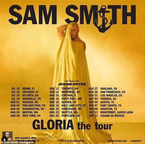 Sam Smith announces 27 dates for 2023 North American Gloria tour – Musical News