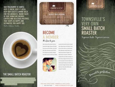 19+ Coffee Shop Brochure Designs and Templates - Word, PSD, EPS Vector | Design Trends - Premium ...