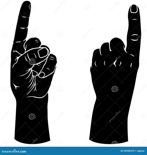 Pointing Finger Stock Vector - Image: 44948319