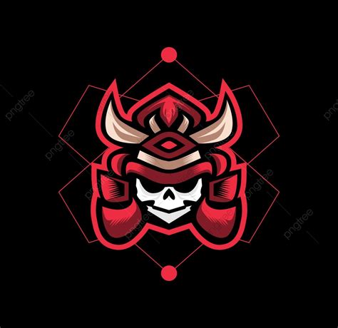 Samurai Crânio Esports Logotipo Jogos Mascote PNG , Ninja Clipart, Logo, ícones Imagem PNG e ...