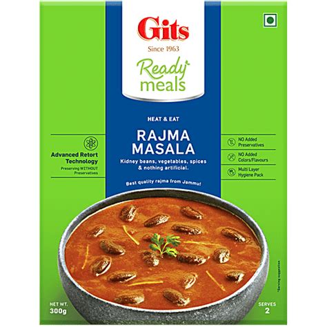 Buy Gits Ready Meals Rajma Masala 300 Gm Carton Online At Best Price - bigbasket