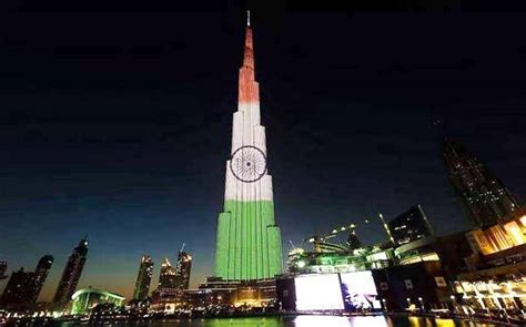 Burj Khalifa Lights up With Tricolour to Celebrate India's 72nd Republic Day