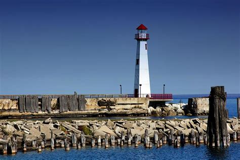 St. Ignace Lighthouse Photograph by Pat Cook